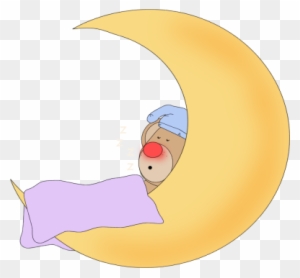 bedtime moon clipart for kids