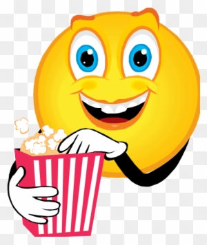 I Love Popcorn - Eating Popcorn Animated Emoticon