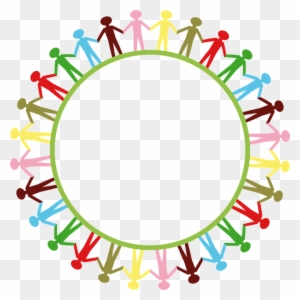 Earth Clipart Circle - We Are One Big Family