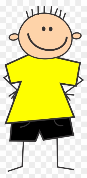 Splendid Design Ideas Clip Art Boy Clipart With Yellow - Yellow Shirt ...