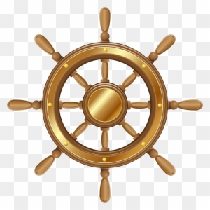 Nautical Clip Art, Perfect For Diy Creative Projects - Boat Steering Wheel Png