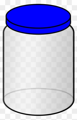 Bright And Modern Jar Clipart With Blue Lid Clip Art - Blue Jar Clipart ...