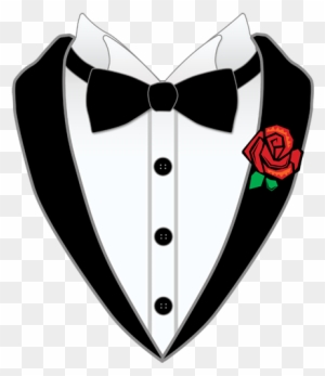 Senior Prom Clipart - Tuxedo Groom Or Groomsman Wedding Party T Shirt ...