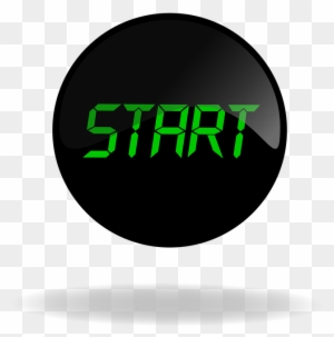 Start, Start Black Button, Button, Web, Internet, Black - Start Button