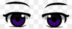 Purple Anime Eyes Roblox Free Transparent Png Clipart Images Download - roblox grey anime eyes