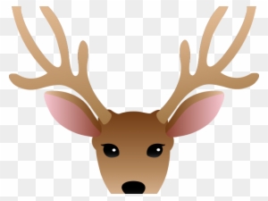 doe with bow clipart download