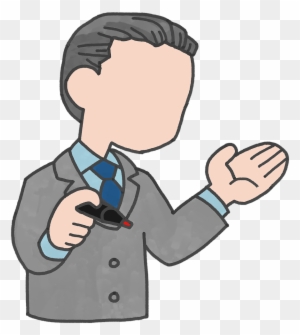 Salesman - Gambar Orang Menjelaskan - Free Transparent PNG Clipart