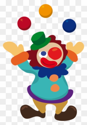 Juggling Clown Sticker - Clown Cartoon Png - Free Transparent PNG ...