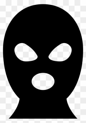 Cartoon Black Ski Mask - Free Transparent PNG Clipart Images Download