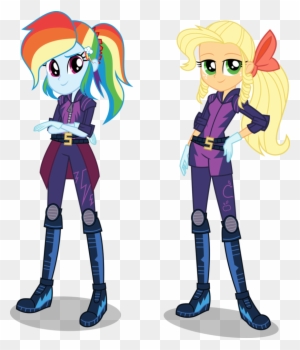 [au] Motocross Rainbow Dash And Apple Jewel By Limedazzle - Mlp Au Rainbow Dash