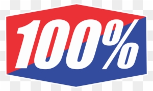 100% Logo - Logo 100 Motocross