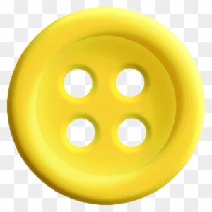 Yellow Sewing Button With 4 Hole Png Image - Yellow Buttons Png - Free ...