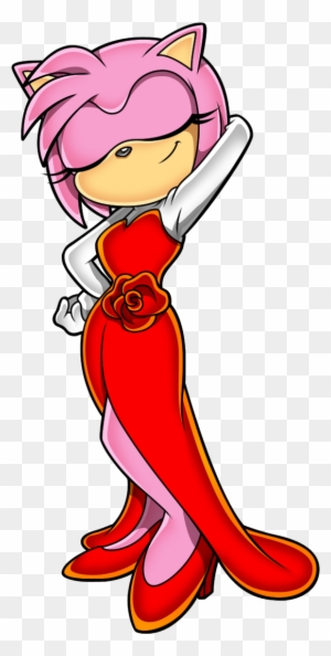 Amy - Amy Rose New Dress - Free Transparent PNG Clipart Images Download