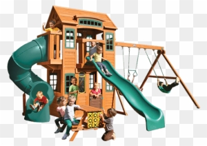 Cedar Summit Premium Play Sets Grace's Favorite - Cedar Summit Weston Lodge Deluxe Playset