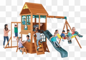 Big Backyard Play Set Big Backyard Playsets - Big Backyard Charleston Lodge