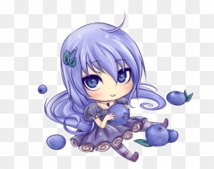 Blueberry Chibi Anime Art Drawing Free Transparent Png Clipart Images Download