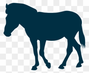 Design PNG E SVG De Frente Cavalo Fazenda Correndo Silhueta Para