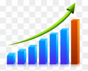 Bar Chart Graph Of A Function Clip Art - Business Growth Chart