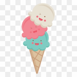 Happy Ice Cream Cone Svg Scrapbook Cut File Cute Clipart - Ice Cream ...