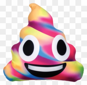 Unicorn poop emoji outlet pillow