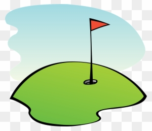 dog playing golf clipart borders
