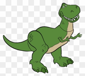 Toy Story Clipart T Rex - Rex From Toy Story Cartoon - Free Transparent ...