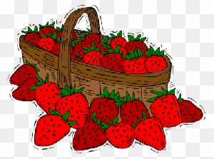 Pin Strawberry Clipart Transparent - Basket Of Strawberries Clipart ...