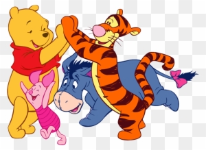 Clipart Winnie The Pooh And Friends Pooh Tigger Piglet - Winnie The 