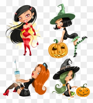 thistlegirl halloween clipart animated