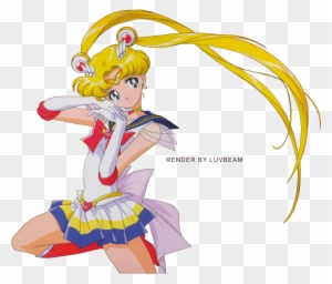 Sailor Moon Render By Luvbeam Sailor Moon Render By Sailor Moon Hair Free Transparent Png Clipart Images Download - sailor moon hair roblox sailor moon hair free