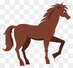 tera rising brown horse clipart