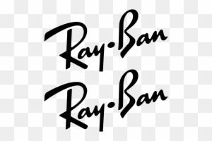 ray ban logo white png