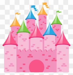 Princess Stuf Clipart 001 - Pink Castle - Free Transparent PNG Clipart ...