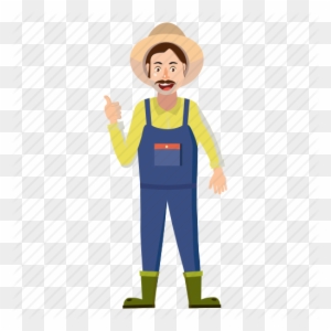 Cartoon Famer - Farm Man Cartoon - Free Transparent PNG Clipart Images ...