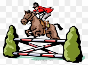 Horse Jumping Royalty Free Vector Clip Art Illustration - South African ...