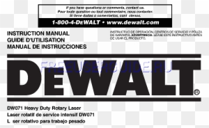 Dewalt Manuals Download