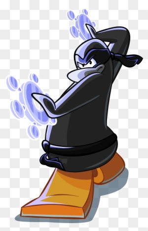 Black Belt In-game - Club Penguin Black Penguin, HD Png Download -  1482x1677 (#2692826) - PinPng