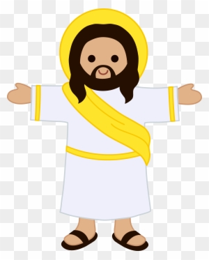 Cute Clip Art Of Jesus Christ Free - Jesus Cute - Free Transparent Png 