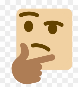 Post - Thinking Emoji Meme Png - Free Transparent PNG Clipart Images