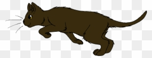 Oakstar - Warrior Cats Running Hollyleaf - Free Transparent PNG Clipart ...