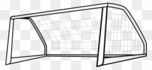 Goal Football Drawing Score Sports - Soccer Goal Net Clipart - Free ...