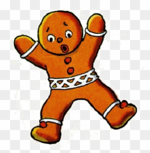 happy birthday gingerbread man clipart