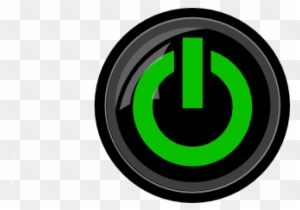 Green Power Button Logo