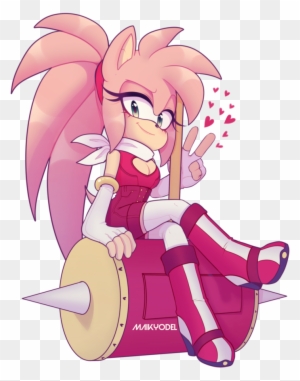 Amy Rose Sonic Png, Transparent Png - 1000x1418 PNG 