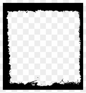Square Black Frame Png - Grunge Frame Clip Art
