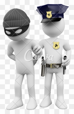 3d Police And Thief Police Catch Thief Cartoon Free Transparent Png Clipart Images Download - transparent roblox robber