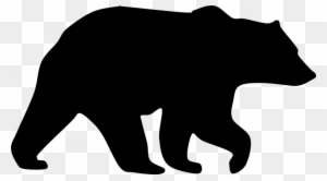 Black Bear Clipart Black Bear Silhouette At Getdrawings - Bear ...