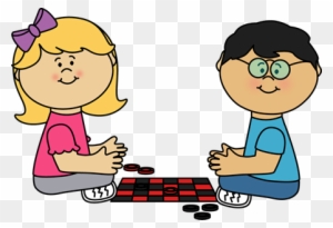 Kids Playing Checkers Clip Art - Play Clipart - Free Transparent PNG ...