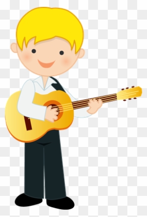 tocar la guitarra clipart sun