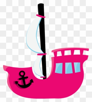 pirate ship black and white clipart